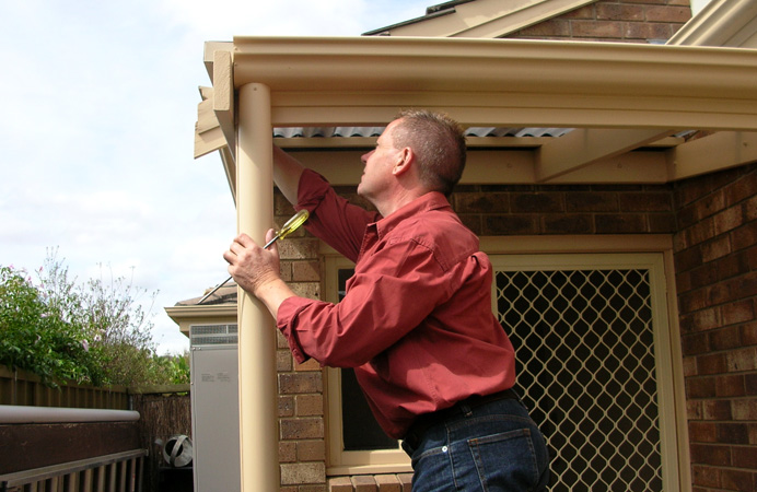 Roof and gutter inspection